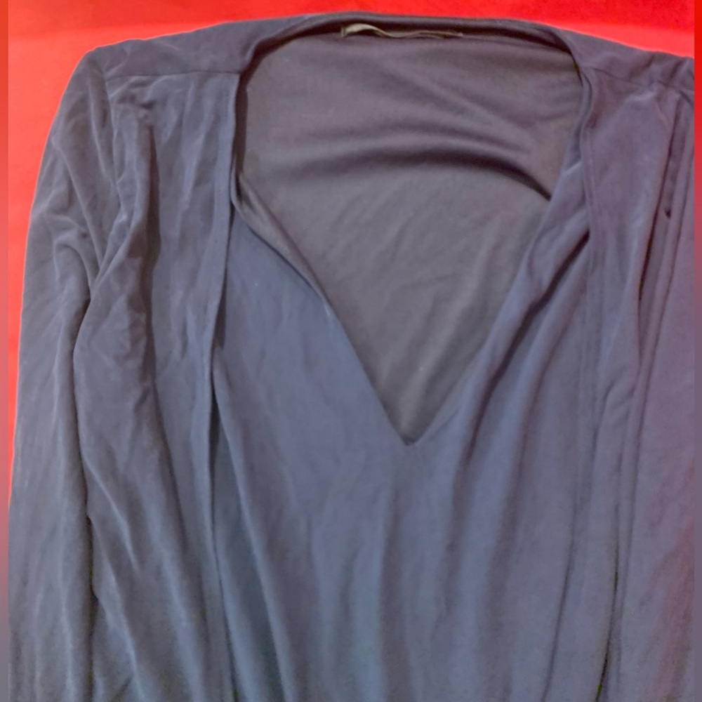 Zara CROSSOVER DRESS WITH FRONT SLIT - Picture 5 of 6